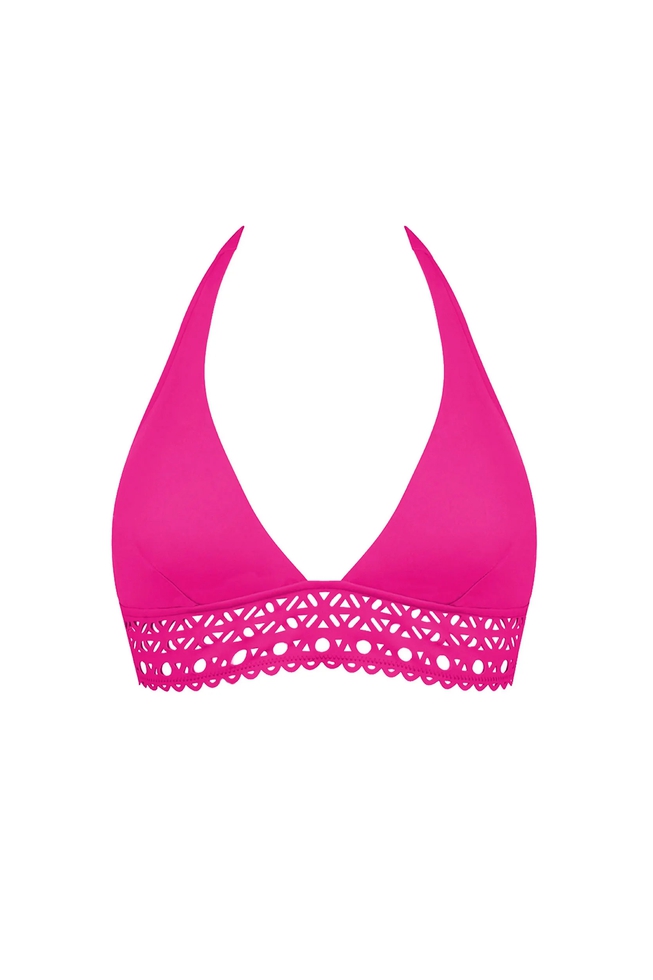 Купальный лиф-халтер с мягкими чашками 1