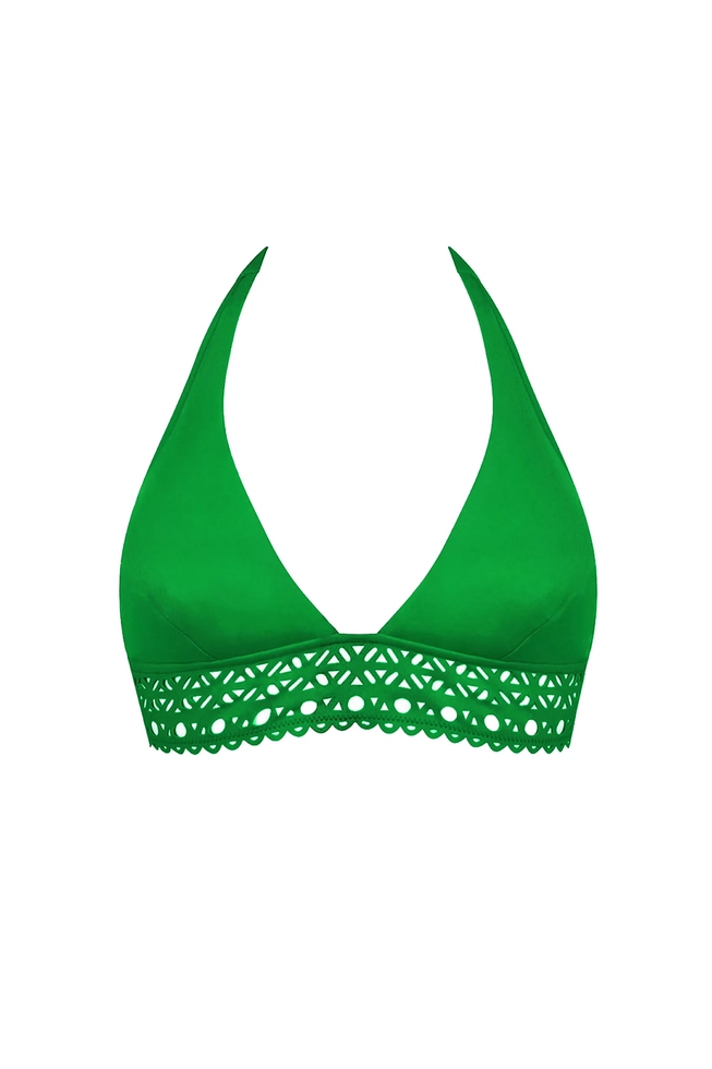  Купальный лиф-халтер с мягкими чашками  1