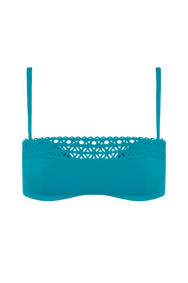 Купальный лиф-топ с мягкими чашками 1