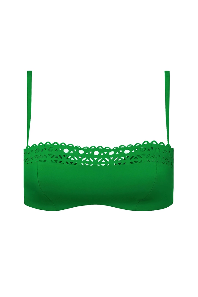  Купальный лиф-топ с плотными чашками  1