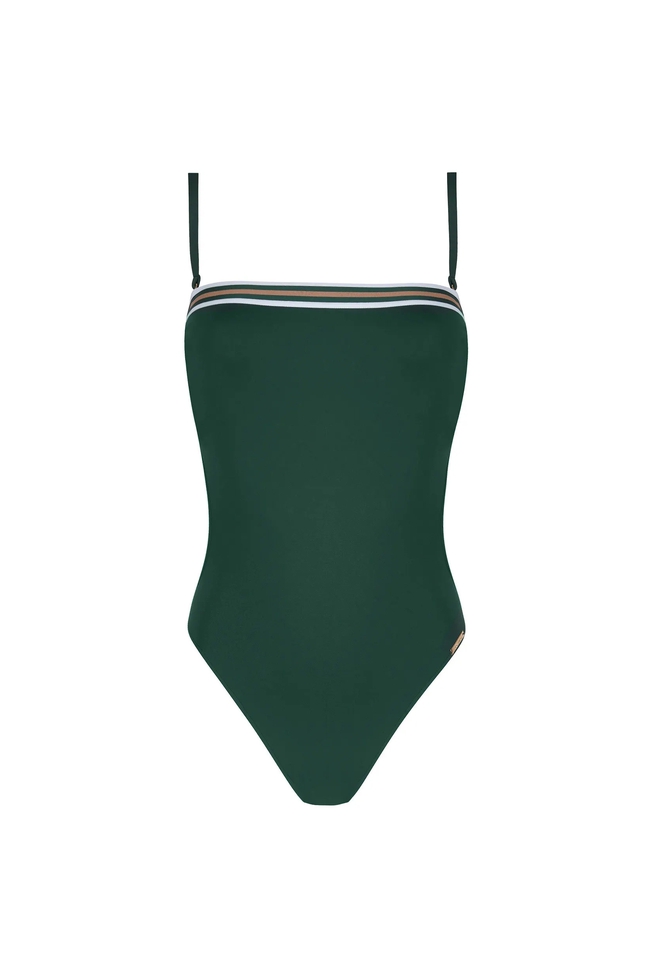 Слитный купальник с мягкими чашками 1