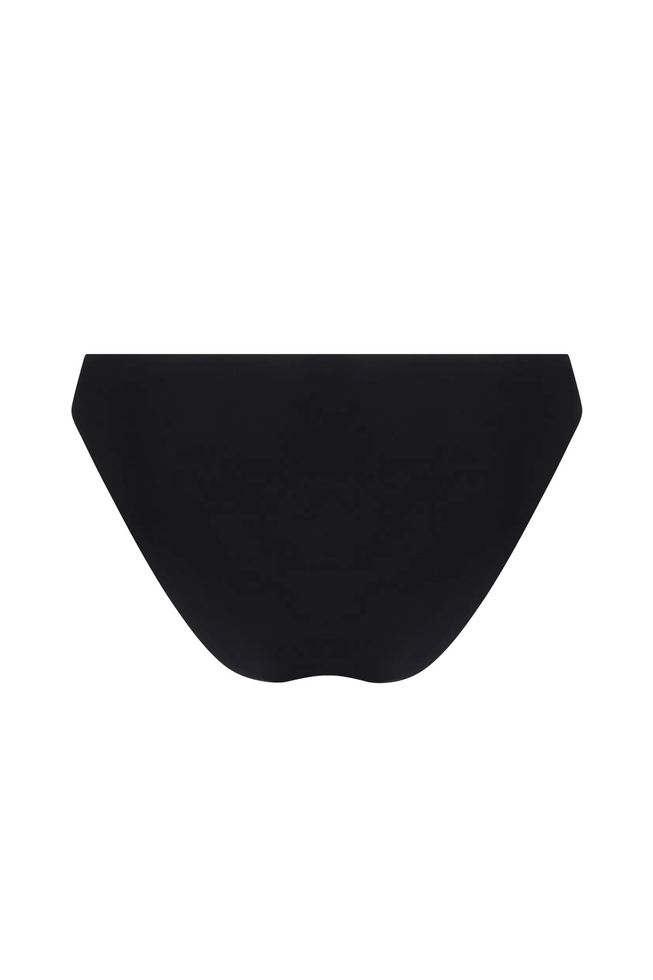 Женские черные плавки-слипы 2