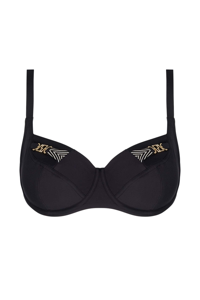  Купальный черный лиф  1