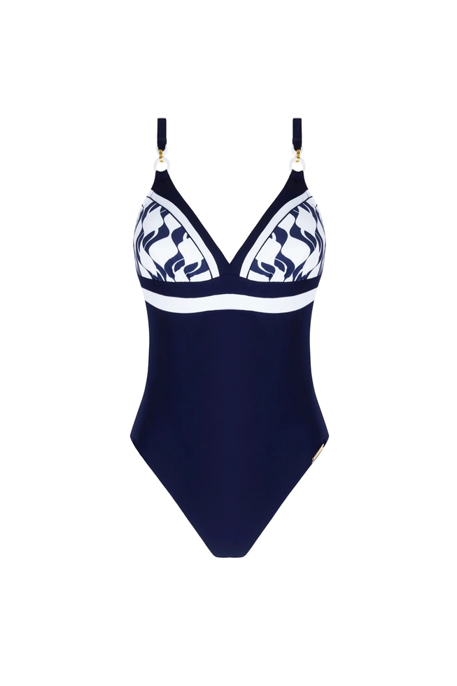  Слитный купальник с мягкими чашками  1