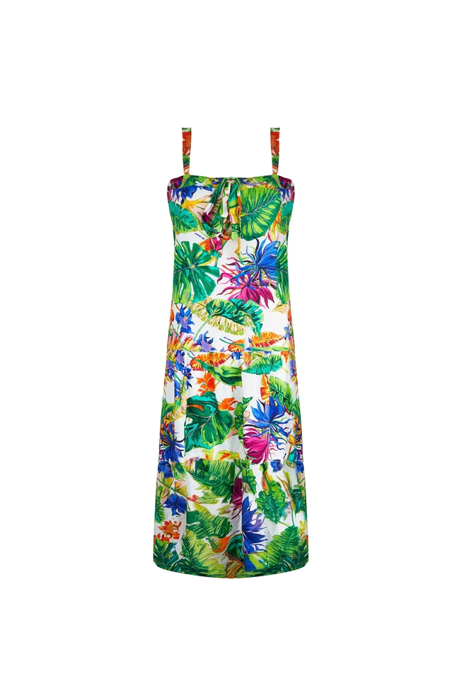 Женское длинное пляжное платье 1