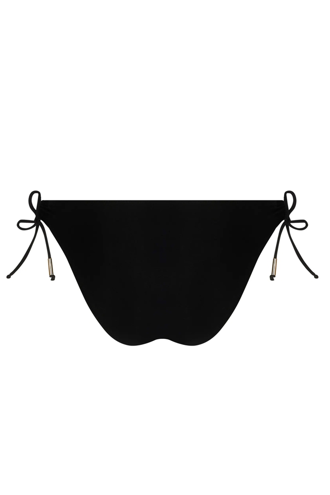  Женские черные плавки-бикини  2