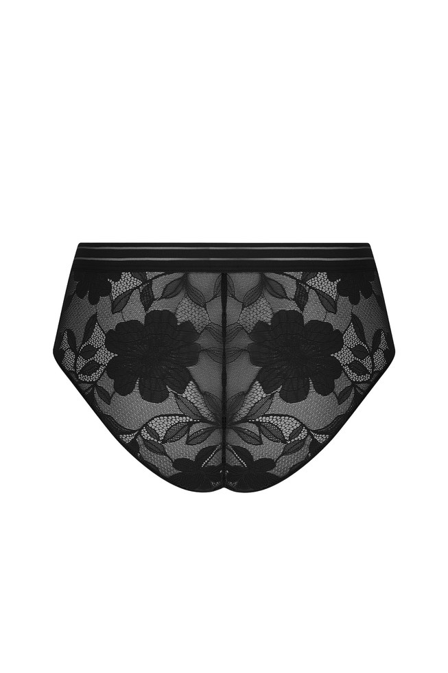 Женские трусы-слипы с кружевом  2
