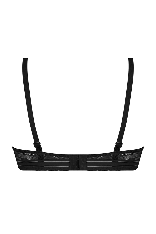 Черный бюстгальтер без косточек 2