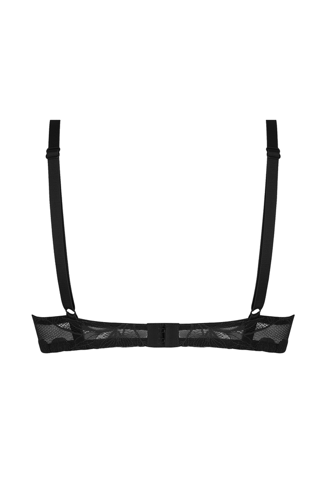 Черный бюстгальтер с мягкими чашками на косточках 2