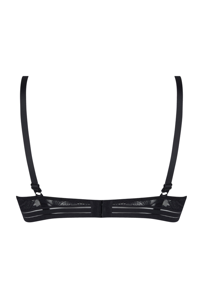 Черный бюстгальтер с плотными чашками 2