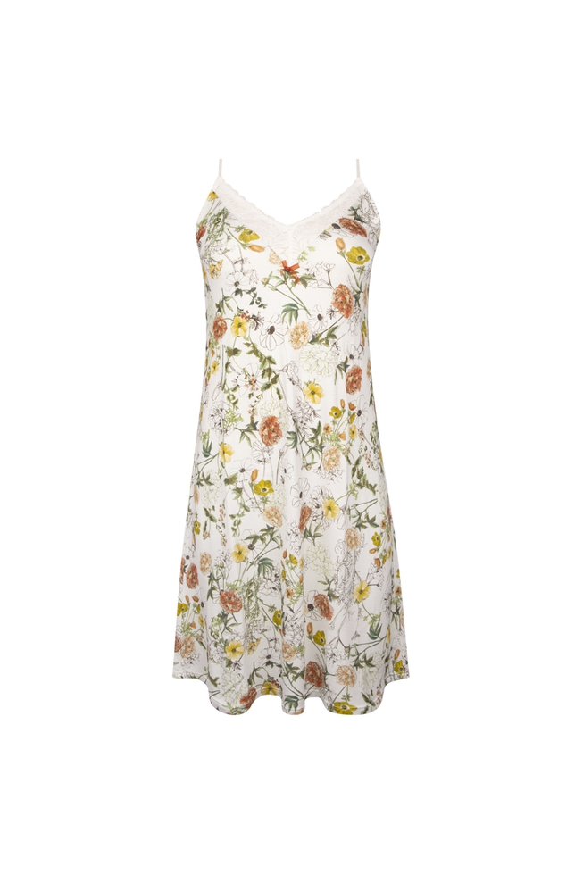 Женская кружевная сорочка миди 1