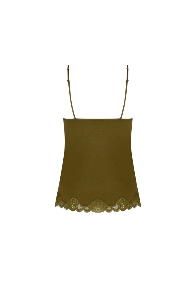 Женские домашний топ с кружевом 2