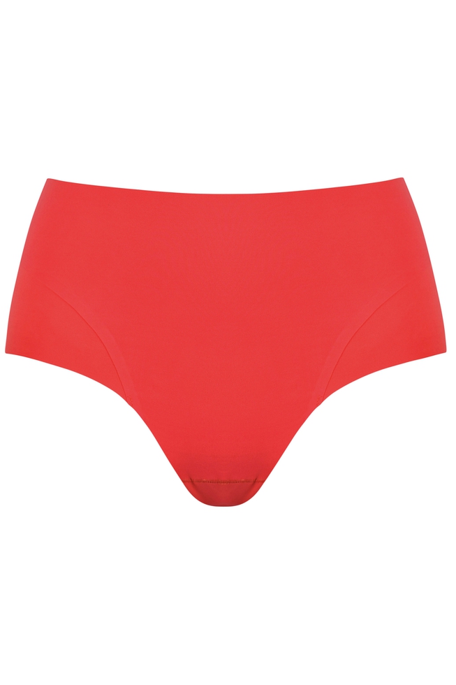 Женские красные трусы-слипы 1