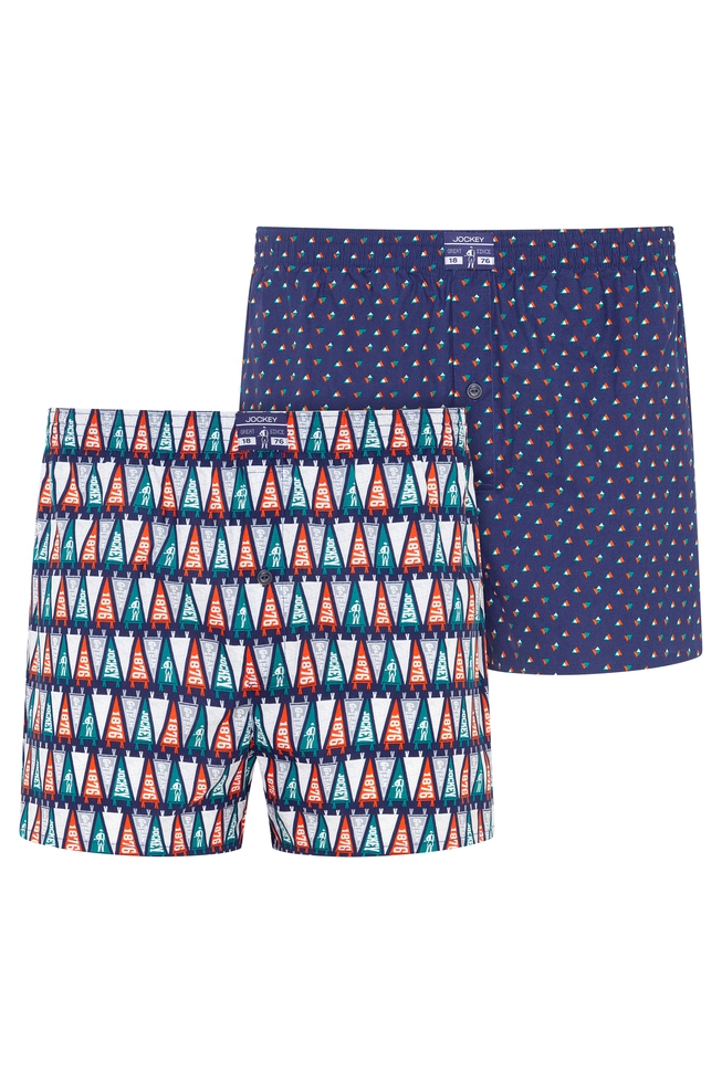 Набор мужских хлопковых трусов-шорт (2 шт.) 1