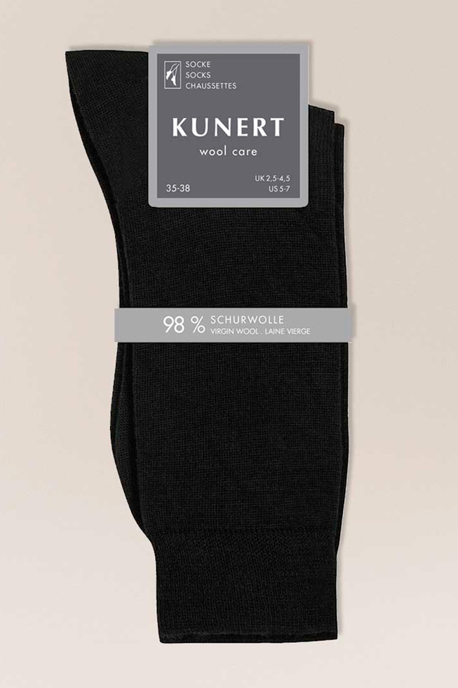 Женские чёрные шерстяные носки 3