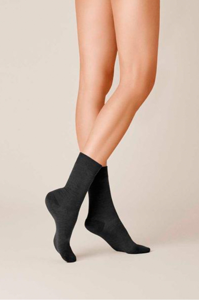 Носки женские чёрные Sensual Merino 1