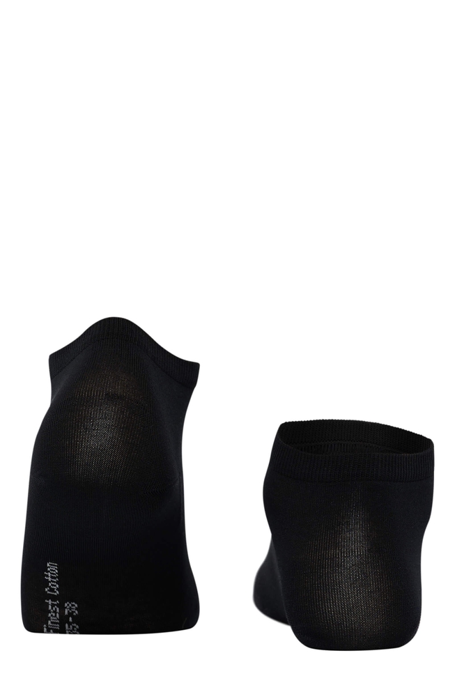 Носки женские чёрные Finest Cotton 2