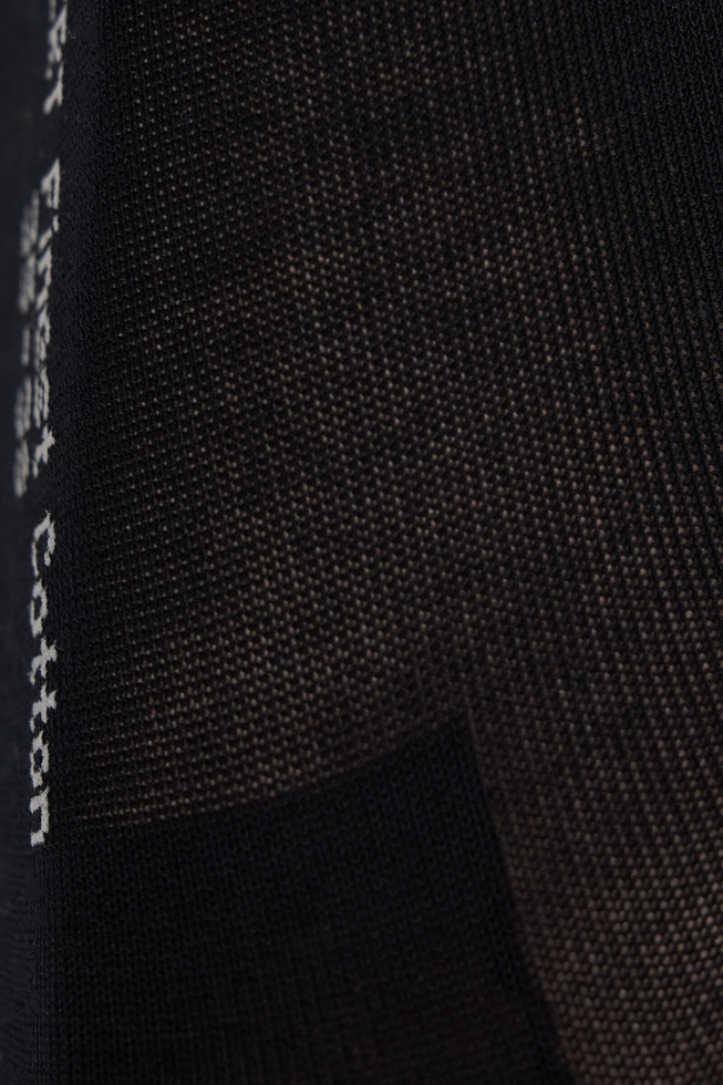 Носки женские чёрные Finest Cotton 7