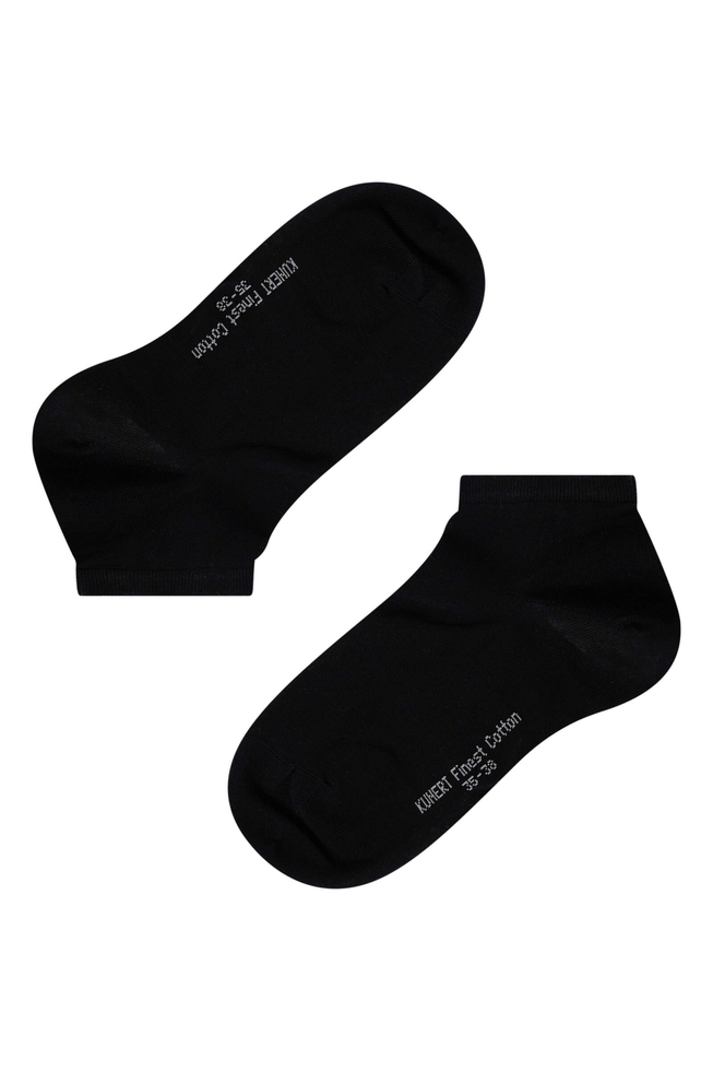 Носки женские чёрные Finest Cotton 3
