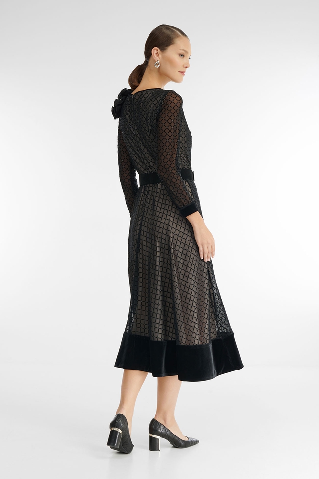 Чёрное вечернее платье 3