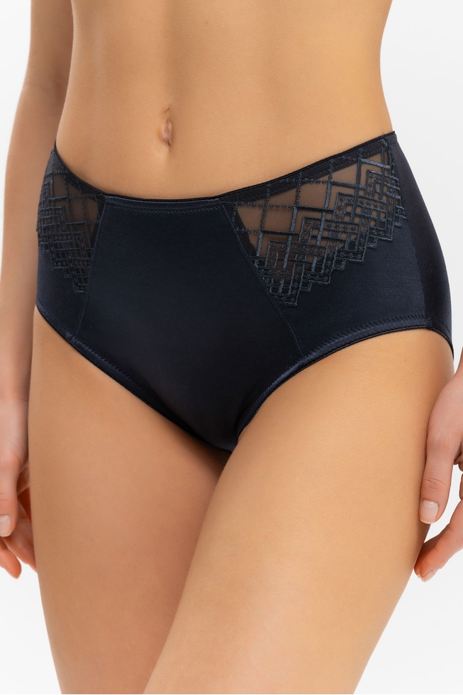 Женские трусы-слипы с кружевом  4