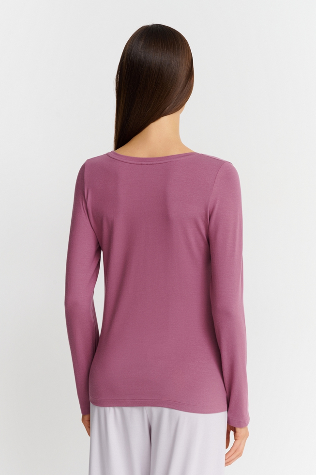 Лонгслив с круглым вырезом  2