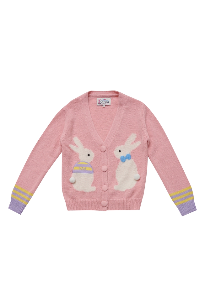 Кардиган для девочек с принтом  1