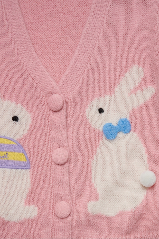 Кардиган для девочек с принтом  3