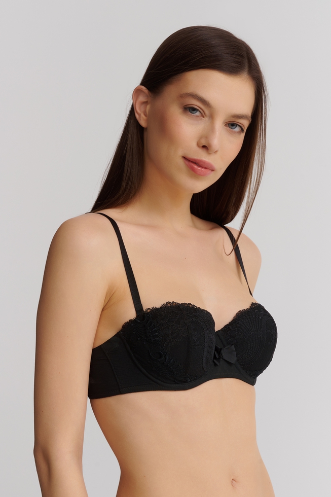  Бюстгальтер-бандо с плотной чашкой  2