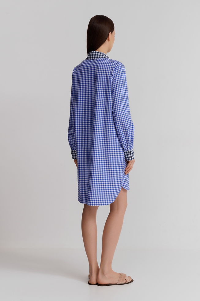  Женский короткий хлопковый халат  2