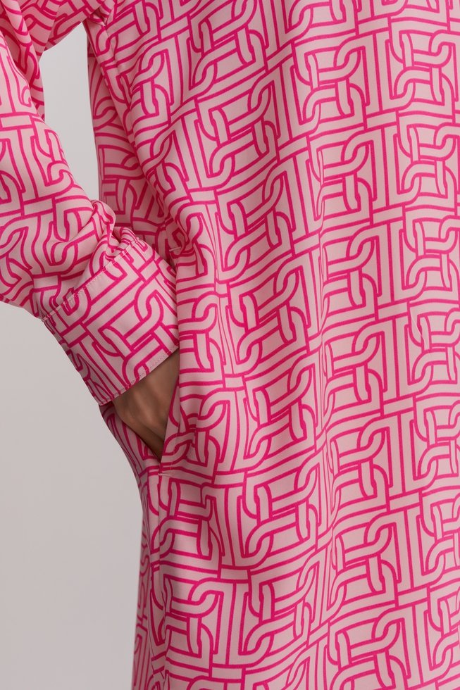  Женский короткий халат на пуговицах  5