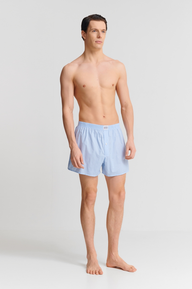 Набор хлопковых мужских трусов-шорт (2 шт.) 11