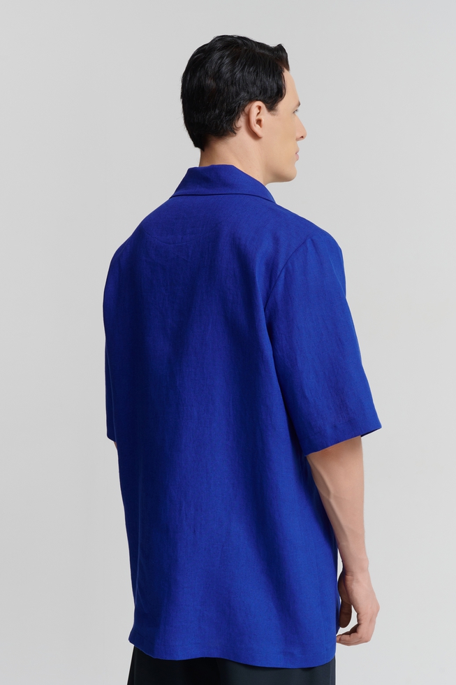 Мужская синяя рубашка 2
