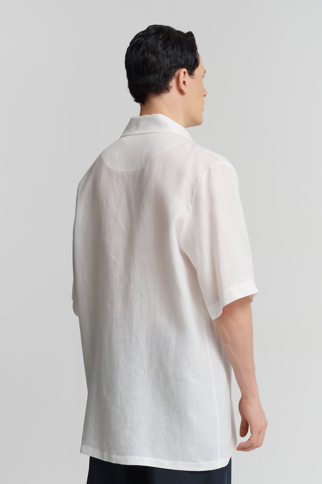 Мужская ванильная рубашка  2