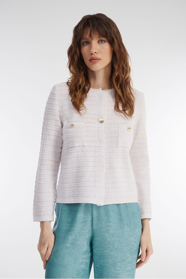 Женский бежевый кардиган  1