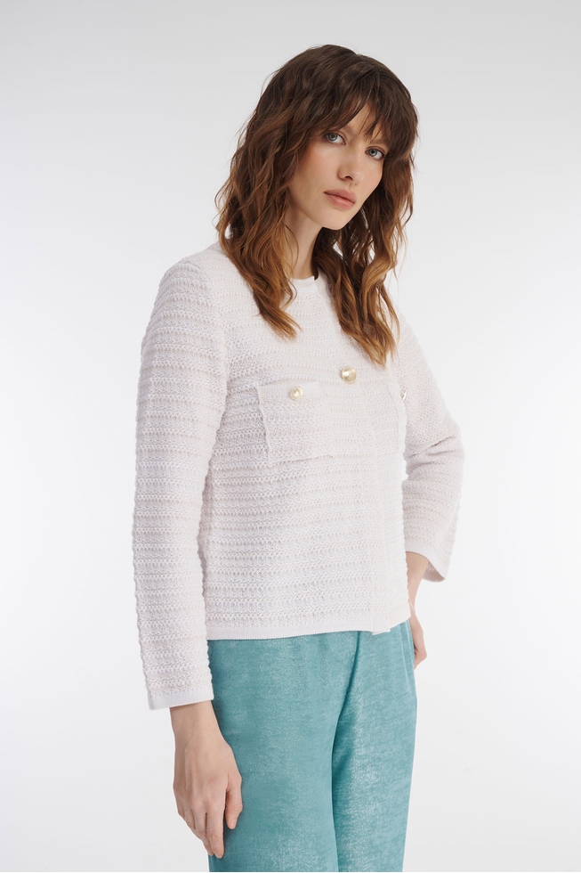 Женский бежевый кардиган  2