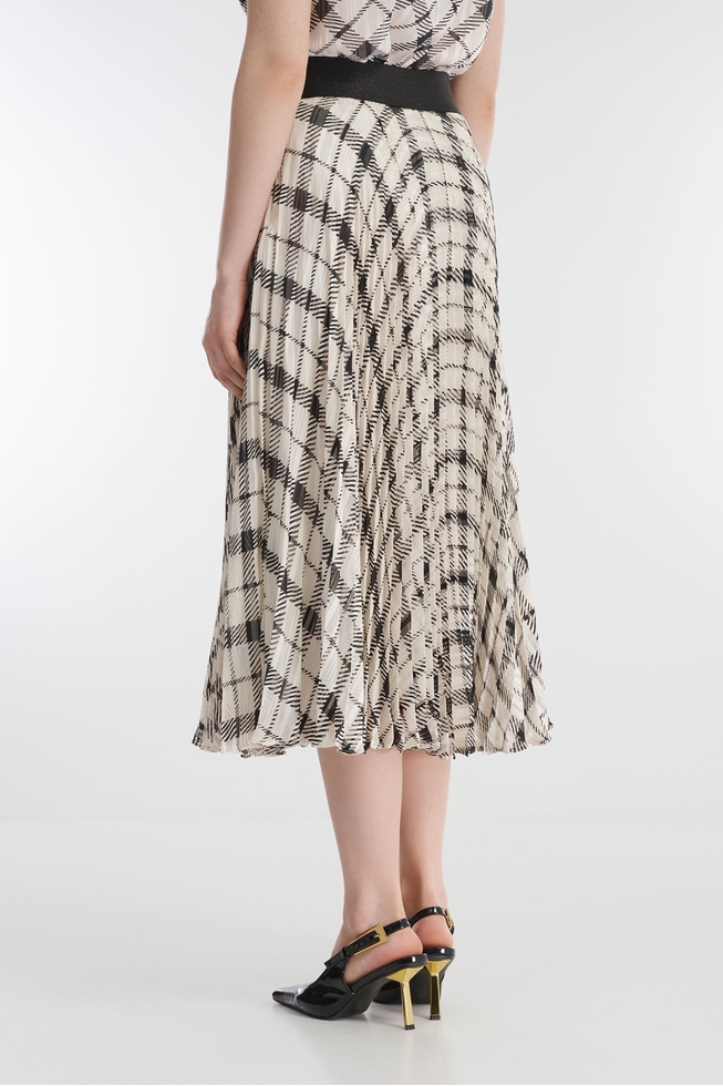 Длинная плиссированная юбка 3