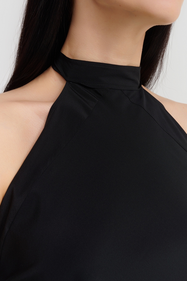 Чёрный женский топ  4