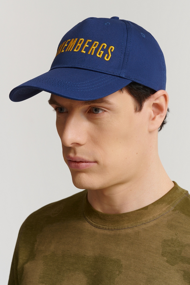 Мужская синяя бейсболка  1