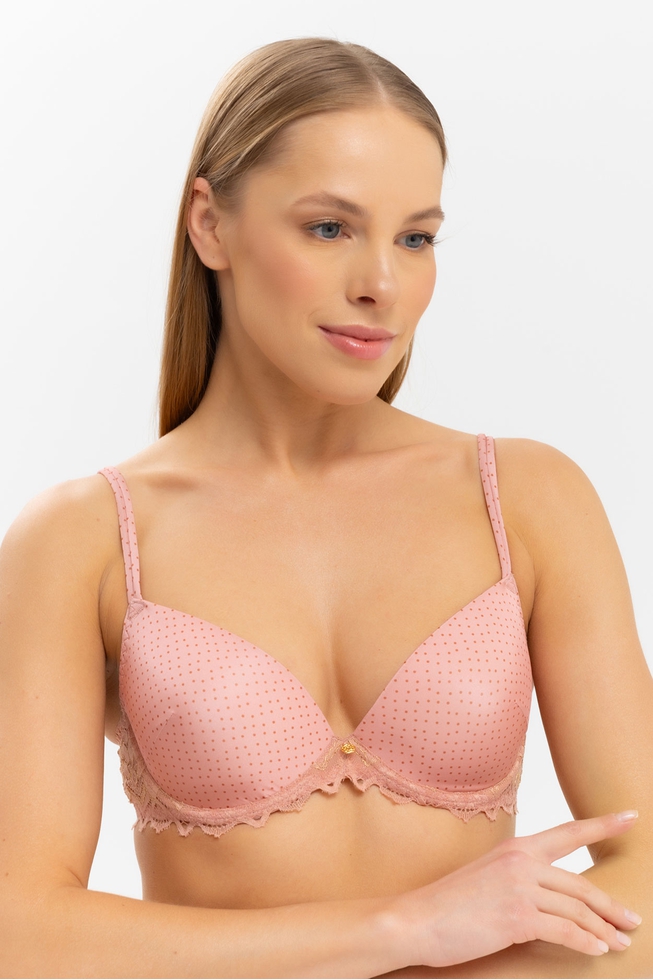 Бюстгальтер с плотными чашками пуш-ап 1