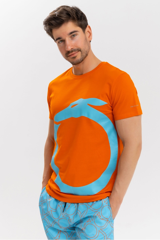  Мужская хлопковая футболка  1