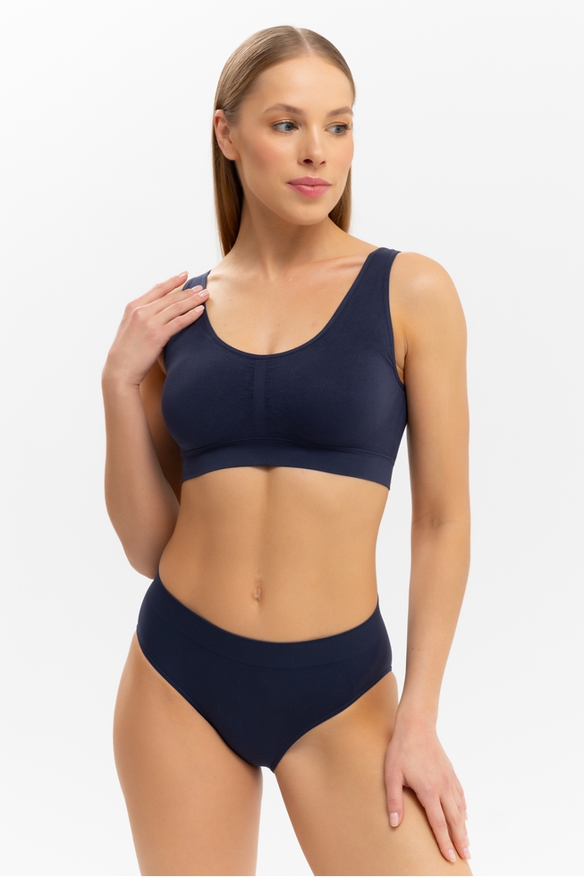  Бюстгальтер топ с мягкой чашкой с вкладышами  3