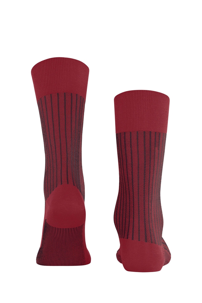 Носки мужские бордовые Oxford Stripe 2