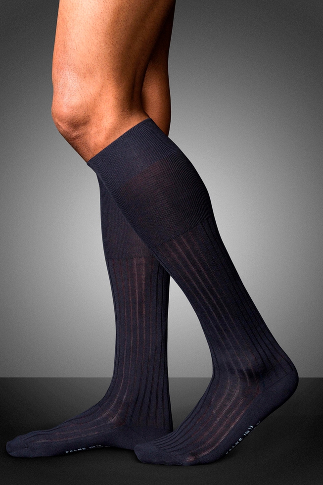 Гольфы мужские синие No. 13 Finest Piuma 2