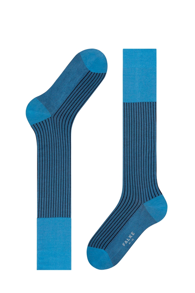 Гольфы мужские синие Oxford Stripe 4