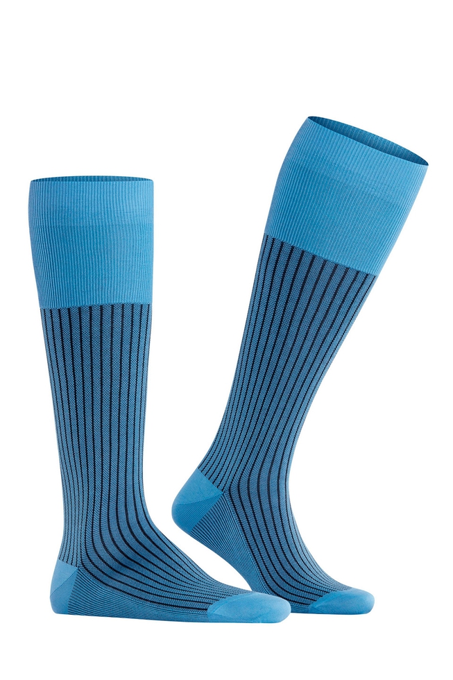 Гольфы мужские синие Oxford Stripe 3