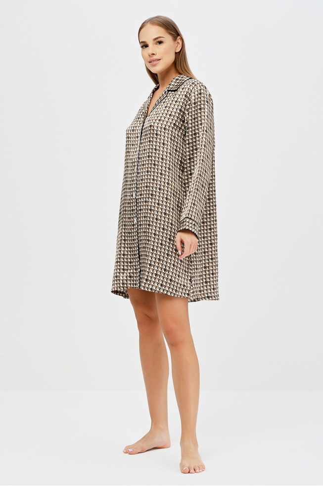 Женский шелковый халат 2