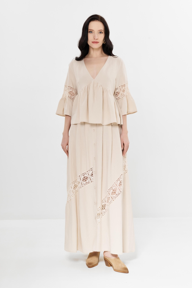 Женская серая блузка 3