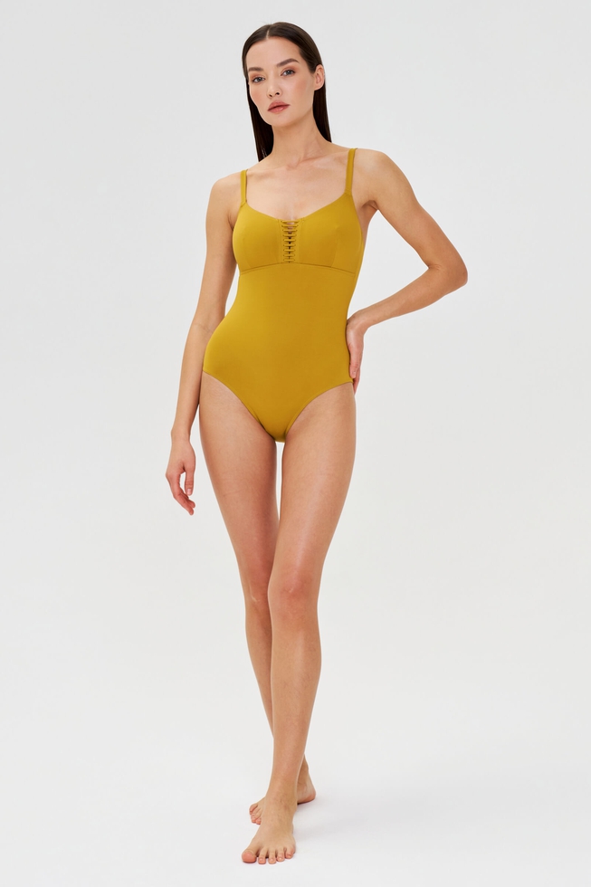  Слитный купальник без косточек  6