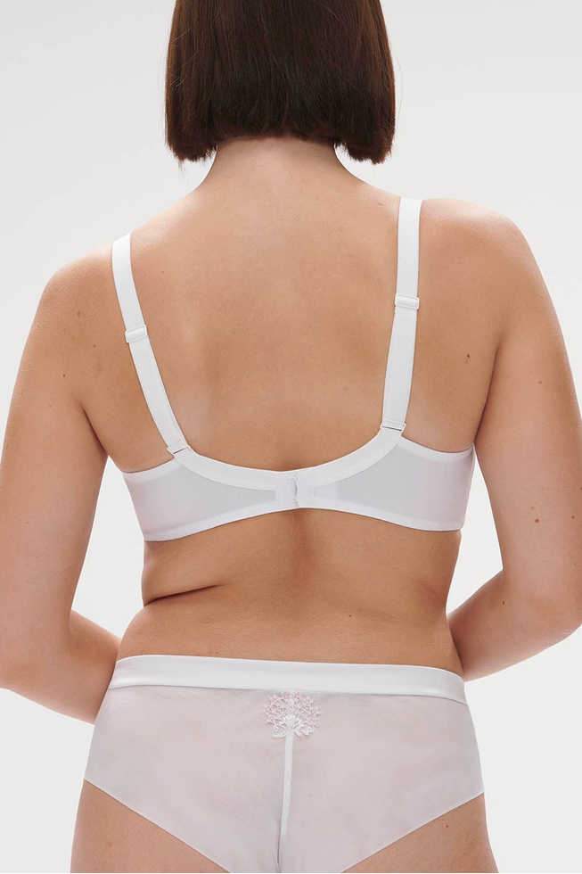 Белый бюстгальтер с мягкими чашками 2